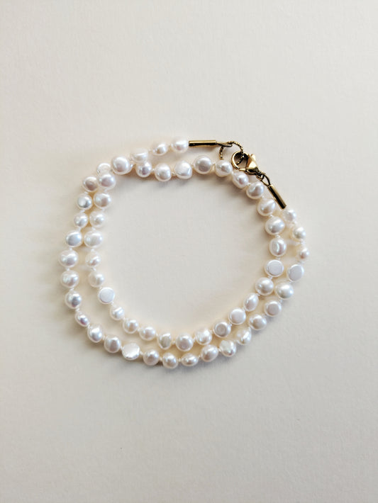 Nugget Pearl Necklace - Darling