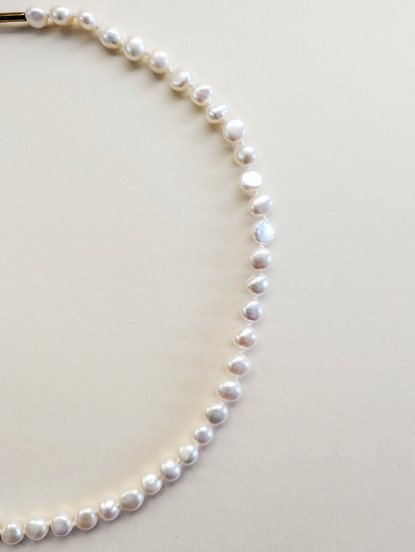 Nugget Pearl Necklace - Darling