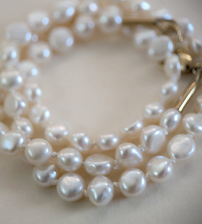 Nugget Pearl Necklace - Darling